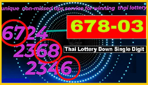 Thai Lottery Today 3d Pass Number Direct Hit 01 November 2024