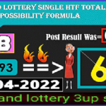 Thailand Lotto Today Single HTF Total Formula Possibility 1st April 2022