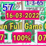 Thailand lottery Down Full Game Open Free Tips 16th March 2565