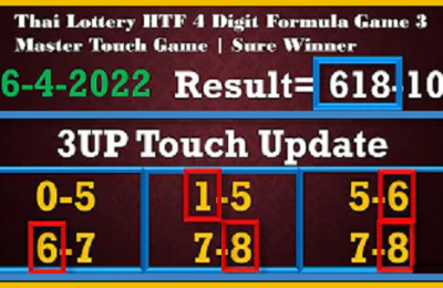 Thai Lottery HTF 4 Digit Formula Game Master Touch 16-4-2022