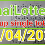 Thai Lottery possible single Total 3up and pair chart route 16/04/2022