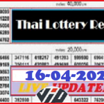 Thailand Lottery 16042022 – Thai Lottery Results 16th April 2565