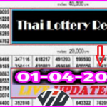 Thailand Lottery Results 01042022 – Thai Lottery 1st April 2565