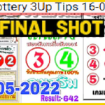 Thai Lottery 3Up Tips Hit Total Sure Single Game16-05-2022 Final Shot