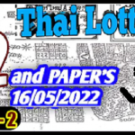 Thai Lottery Last Paper Magazine 16-5-2022 Bangkok Original Tip