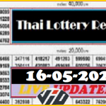 Thai Lottery Results 16th May 2565