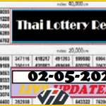 Thai Lottery Results 2nd May 2565