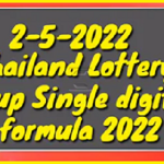 Thailand Lottery 3up Single Digit Formula 2-05-2565