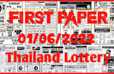 Thailand Lottery First Paper Bangkok Magazine Tip 01-06-2022