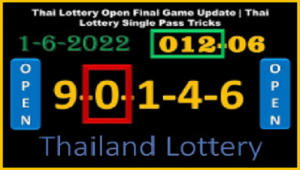 Thailand Lottery Open Final Game Update Single Pass Tricks 1-6-2022