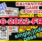 Kalyan Today 18-06-2022 Satta Matka Rajdhani Night Bazar Trick