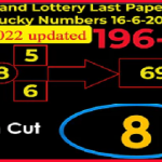 Thai Lottery Down Results Lucky Numbers Sure Win Papers 16-6-2022