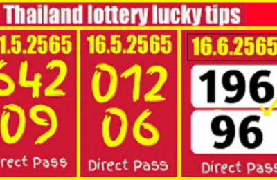 Thai Lotto Direct Middle Set Pass Formula 100% Sure 16th June 2565