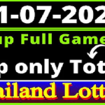 Thai Result Today 3up only Total Full Game 01-07-2022