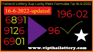 Thailand Lottery Results Lucky Pairs Formulas Tip 16-6-2022