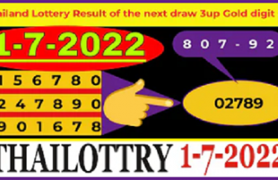 Thailand Lottery Single Close Formula Routine Gold Digit Set 1-7-2022
