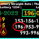 Thailand Lottery Straight Sets Pass 3up Middle Digit Set 16-6-2022