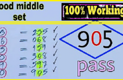 Thailand Lotto 3up middle digit set 100% Working 16.06.2022