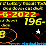 Thailand Lotto Result 3up down cut digit today draw 16-6-2022