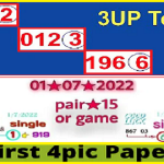 Thailand Lotto TF Full Touch Formula Non Miss 01 July 2565