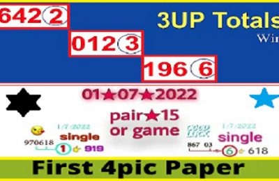 Thailand Lotto TF Full Touch Formula Non Miss 01 July 2565