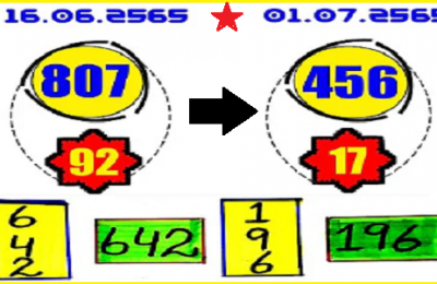 Thailand lottery Down Set Lucky Tips Single Digit Game 01 July 2022