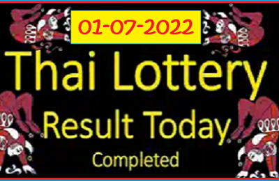 Thai Government Lottery Results Complete Chart 01 July 2022