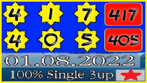 Thai Lottery fully 3up direct Set Pass Formula 01-08-2022