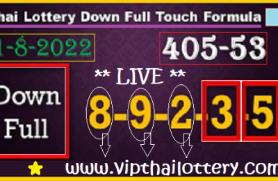 Thai Lottery Down Full Touch Formaula 1st August 2022