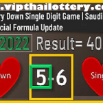 Thai Lottery Down Single Digit Game Saudi Arabia Special 01-08-2022