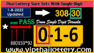 Thai Lottery Sure Sets Single Digit Formula Updated 01-08-2022