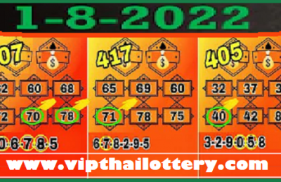 Thai Lotto Results Today 3UP Tass Touch Formula Tip 1-8-2022