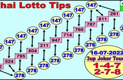 Thai Lotto Sure Tips 3up joker Pair 100% Single Digit Touch