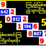 Thai lottery 3D Down Cut Single Digit Pair 1st August 2022