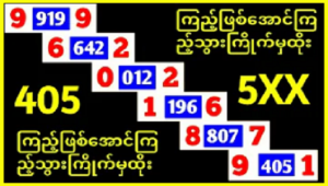 Thai lottery 3D Down Cut Single Digit Pair 1st August 2022