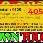 Thailand Government Lottery Master Analysis Formula 1-8-2022