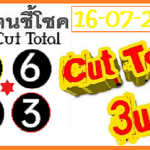 Thailand Lottery Down Close Digit Cut formula 16-07-2022