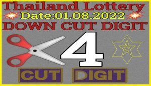 Thailand Lottery Down Cut Digit