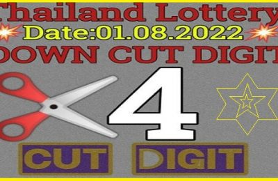 Thailand Lottery Down Cut Digit