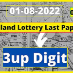 Thailand Lottery Last Paper Single Digit Touch Pair Sure Tip 01-08-2022