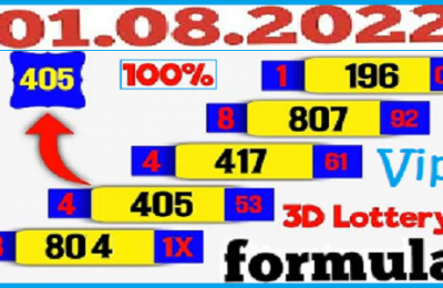 Vip 3D Thailand Lottery Formula 100% Sure Non-Miss 01-08-2022