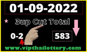 Thai Lottery Master Sure Tips 3up Cut Total Open 01-09-2022