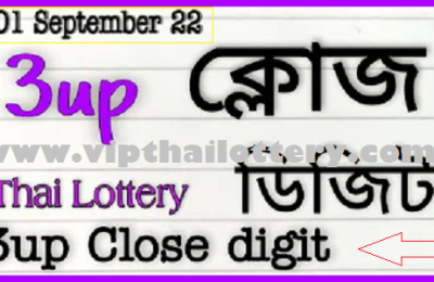Thai Lotto 3UP Sure Single Digit 100% Non Miss Total 1-9-2565