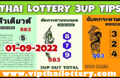 Thai Lotto Pair Vip Sure Single Set Formula 1st September 2022