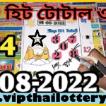 Thailand Lottery Tip 3up Hit Total Open Game Pair 16-08-2565