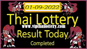 Thai Government Lottery Results Complete Chart 01 September 2022