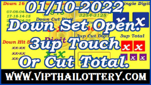 Thai Lottery Down Set Non-Missed Calculation 01 October 2022