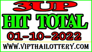 Thai Lottery Hit Total 3up Formula Direct Set 01-10-2022