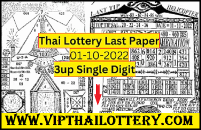GLO Thai Lottery Last Paper Offcial Bangkok Tip 01.10.2022
