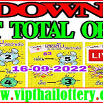 Thai Lotto Down Hit Total Open Live Game 16 September 2022